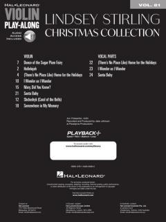 Violin Play-Along Vol. 81: Lindsey Stirling - Christmas Collection im Alle Noten Shop kaufen