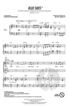 Blue Skies von Irving Berlin 