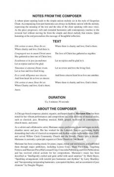 Ubi Caritas von Marianne Kim 