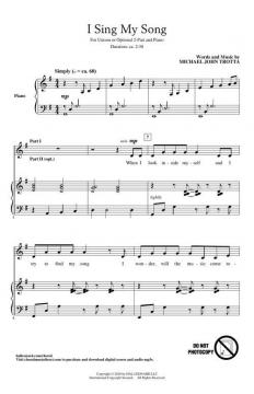 I Sing My Song von Michael John Trotta 