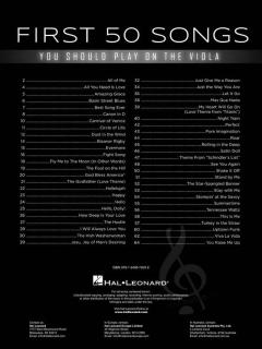 First 50 Songs You Should Play on the Viola im Alle Noten Shop kaufen