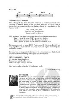 Sim Shalom von Ruth Morris Gray (Download) 