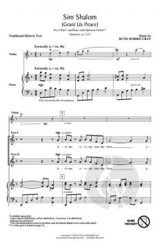 Sim Shalom von Ruth Morris Gray 