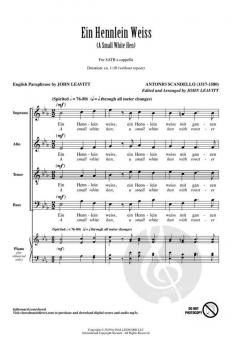 Ein Hennlein Weiss von Antonio Scandello 