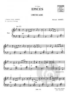 Epices Vol.1 von Bernard Andres 