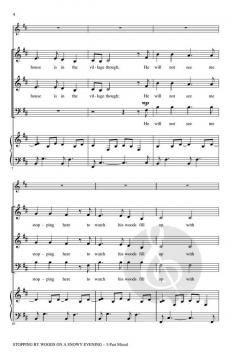 Stopping by Woods on a Snowy Evening von Audrey Snyder 