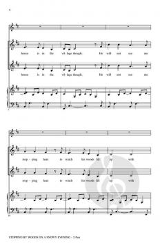 Stopping by Woods on a Snowy Evening von Audrey Snyder 