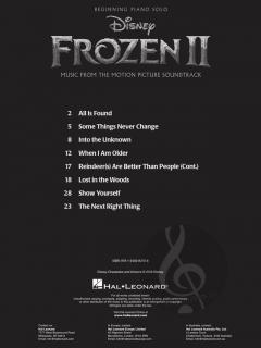 Frozen II (Beginning Piano Solo Songbook) von Robert Lopez 