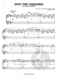 Into the Unknown - Easy Piano von Idina Menzel 