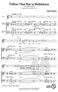Follow That Star To Bethlehem (Emily Crocker) 