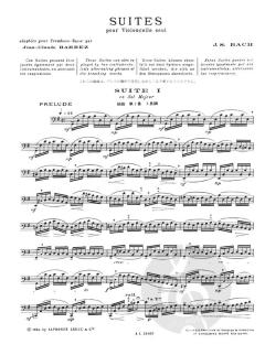 Suiten für Violoncello solo von Johann Sebastian Bach 