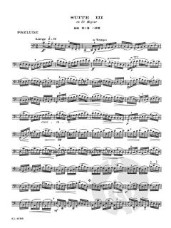 Suiten für Violoncello solo von Johann Sebastian Bach 