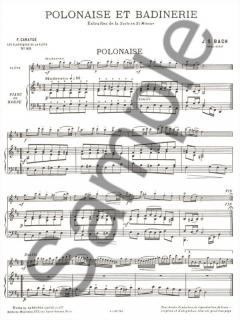 Suite en Si Mineur: Polonaise et Badinerie von Johann Sebastian Bach 