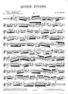 15 Etudes von Johann Sebastian Bach 