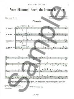 Vom Himmel hoch, da komm ich her (Johann Sebastian Bach) 