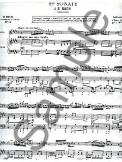 Sonate No. 6 (Mi) von Johann Sebastian Bach 