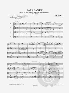 Sicilienne et Sarabande von Johann Sebastian Bach 