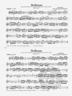Sicilienne et Sarabande von Johann Sebastian Bach 