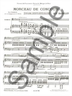 Morceau de Concours von Bachelet für Posaune und Klavier im Alle Noten Shop kaufen