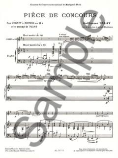 Piece de Concours von G. Balay 