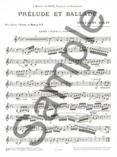 Prelude et Ballade von G. Balay 