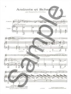 Andante et Scherzo von Joseph Edouard Barat für Trompete in C oder B und Klavier im Alle Noten Shop kaufen