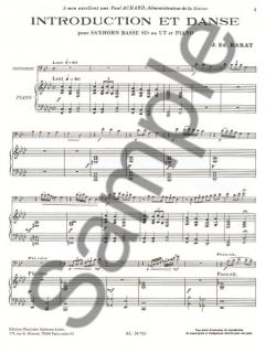 Introduction et Danse von Jacques Barat 