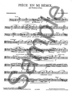 Piece en Mib von Barat für Posaune und Klavier im Alle Noten Shop kaufen