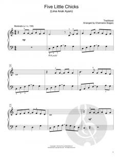 Five Little Chicks (Lima Anak Ayam) (Download) 