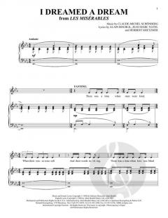 I Dreamed A Dream von Claude-Michel Schönberg 