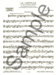 Tableaux Forains Nr. 7: La Chenille von Jose Berghmans für Trompete in C oder B und Klavier im Alle Noten Shop kaufen