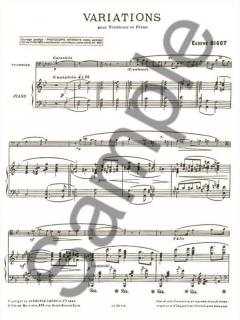 Variations von Bigot für Posaune und Klavier im Alle Noten Shop kaufen