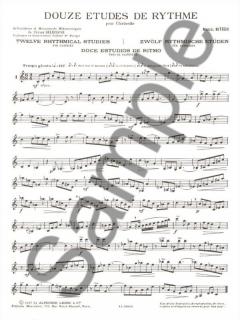 12 Etudes de Rythme von Bitsch 