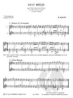 Michel Blavet: 8 Pieces 