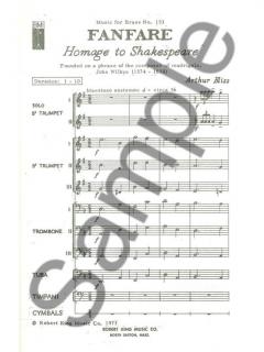 Fanfare Homage To Shakespeare 