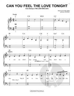 Can You Feel The Love Tonight von Elton John (Download) 