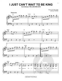 I Just Can't Wait To Be King von Elton John (Download) 