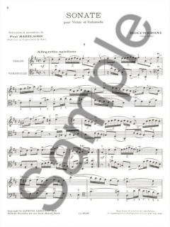 Sonate von Luigi Boccherini 