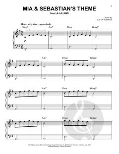 Mia & Sebastian's Theme von Justin Hurwitz (Download) 
