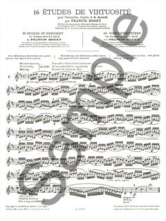 16 Etudes de Virtuosité d'après J.S. Bach von Francis Bodet 