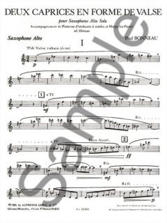 2 Caprices en Forme de Valse von Paul Bonneau 