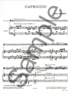 Capriccio von Paul Bonneau für Posaune und Klavier im Alle Noten Shop kaufen
