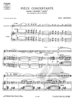 Piece Concertante Dans L Esprit Jazz von Paul Bonneau 
