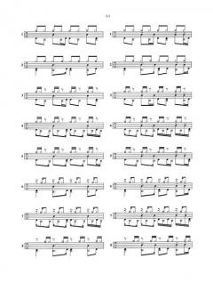 Etudes de Coordination, Developpement de L'independance pour Batterie (Jacky Bourbasquet) 