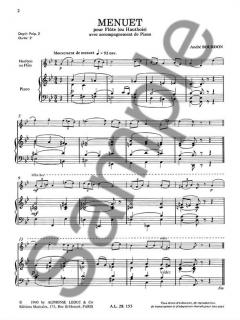 Menuet von André Bourdon 