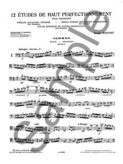 12 Etudes de Haut von Roger Boutry 