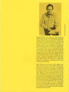 Concertino von Roger Boutry 