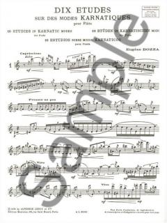 10 Etudes sur Des Modes von Eugene Bozza 