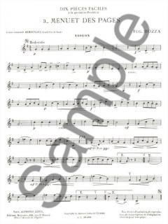 10 Pieces Faciles Nr. 3 von Eugene Bozza 