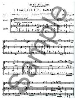10 Pieces Faciles Nr. 6 von Eugene Bozza 